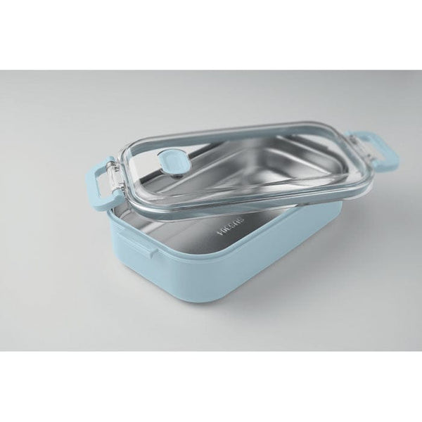 Porta pranzo in PP e acciaio inox riciclato - personalizzabile con logo