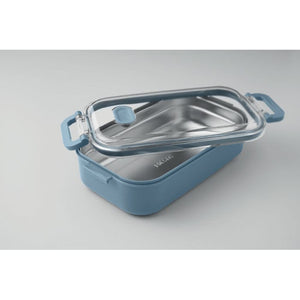 Porta pranzo in PP e acciaio inox riciclato - personalizzabile con logo
