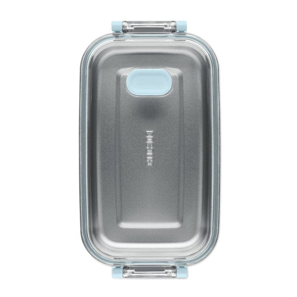 Porta pranzo in PP e acciaio inox riciclato - personalizzabile con logo