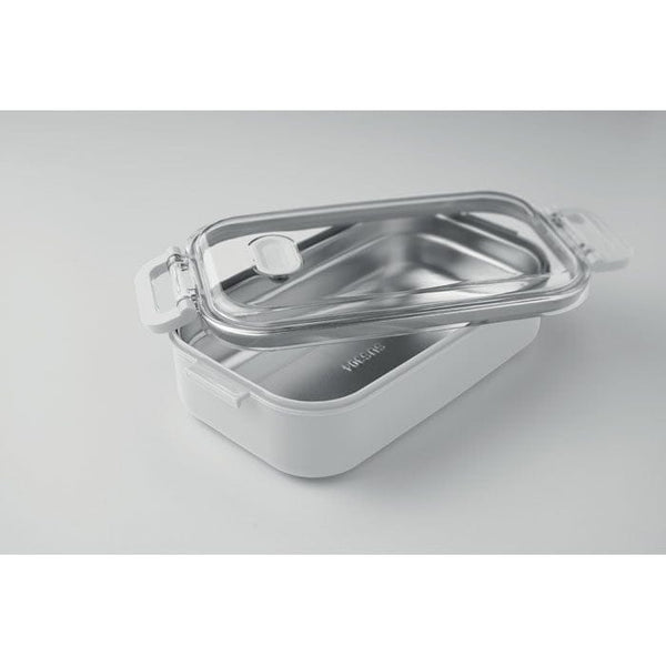 Porta pranzo in PP e acciaio inox riciclato - personalizzabile con logo