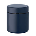 Porta pranzo isolato a doppio strato blu navy - personalizzabile con logo