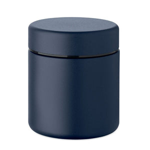 Porta pranzo isolato a doppio strato blu navy - personalizzabile con logo