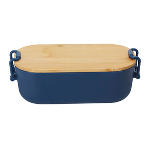 Porta Pranzo Lilix blu navy - personalizzabile con logo