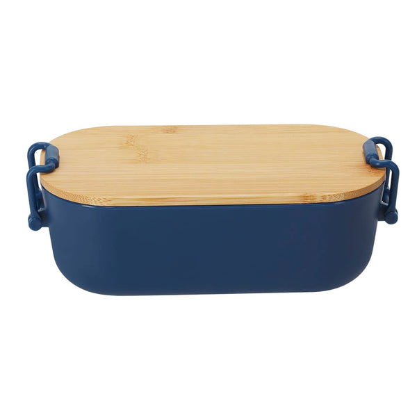 Porta Pranzo Lilix blu navy - personalizzabile con logo