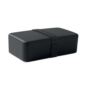 Porta pranzo PP 750 ml Nero - personalizzabile con logo