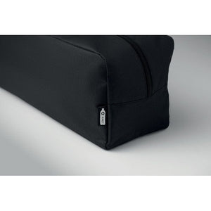 Porta scarpe in 600D RPET Nero - personalizzabile con logo