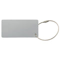 Porta targhetta Alu Ret. color argento - personalizzabile con logo