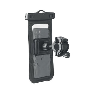 Porta telefono da bicicletta Nero - personalizzabile con logo