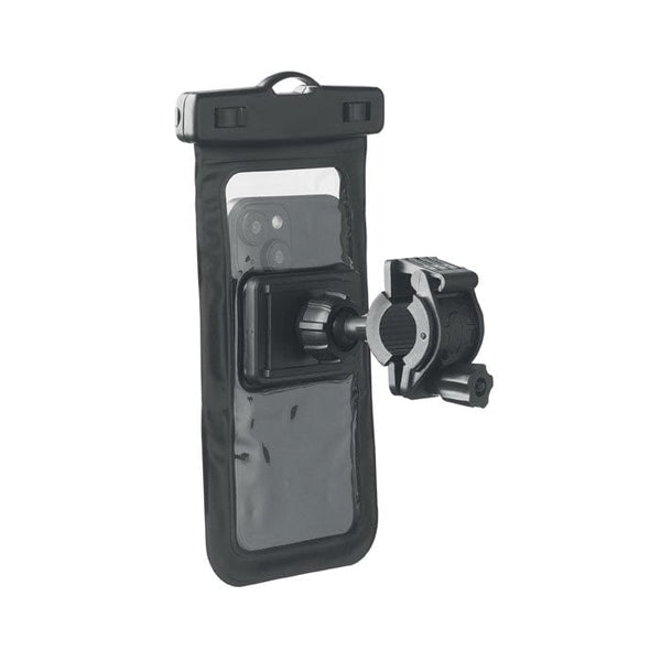 Porta telefono da bicicletta Nero - personalizzabile con logo