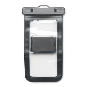 Porta telefono da bicicletta Nero - personalizzabile con logo