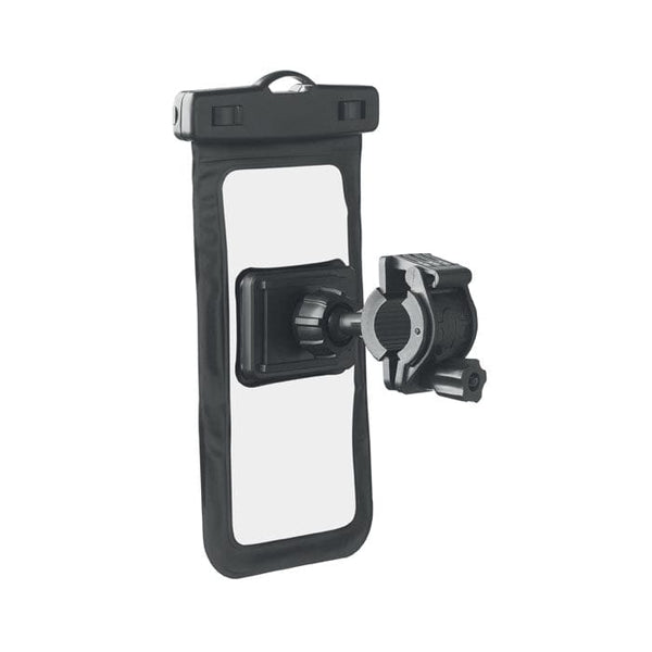Porta telefono da bicicletta Nero - personalizzabile con logo