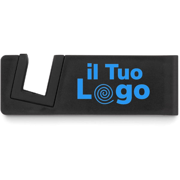 Porta telefono in bamboo/ABS - personalizzabile con logo