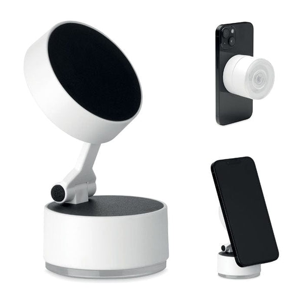 Porta telefono magnetico Bianco - personalizzabile con logo