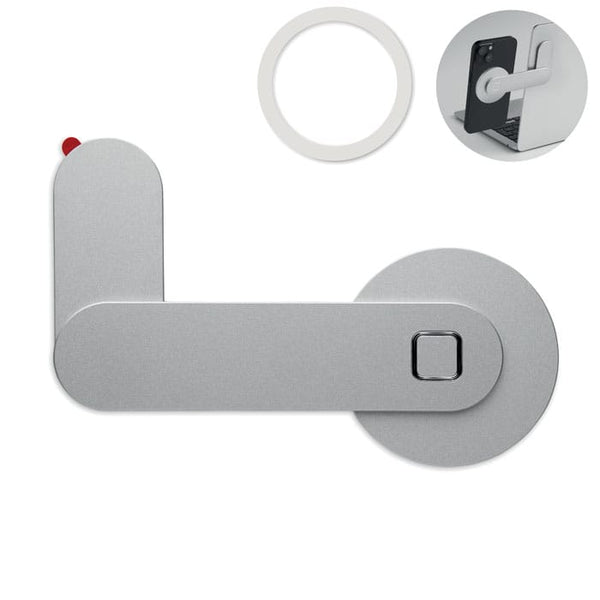 Porta telefono magnetico Color argento - personalizzabile con logo