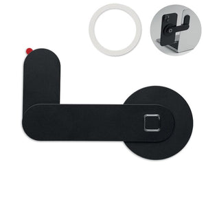Porta telefono magnetico Nero - personalizzabile con logo