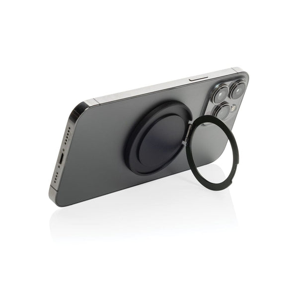 Porta telefono magnetico Terra Magnetic RCS grigio - personalizzabile con logo