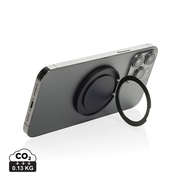 Porta telefono magnetico Terra Magnetic RCS grigio - personalizzabile con logo