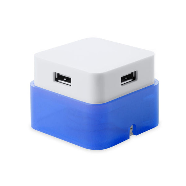 Porta USB Dix blu - personalizzabile con logo