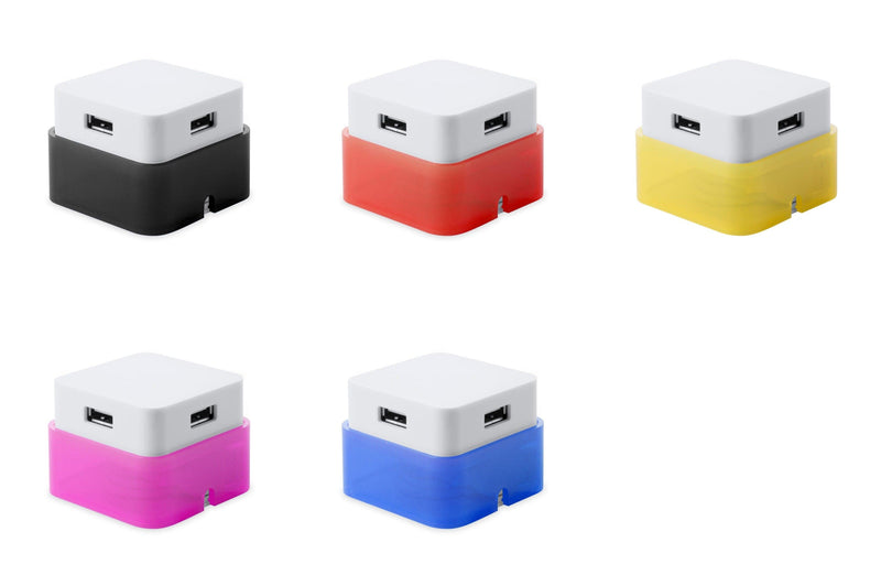 Porta USB Dix Colore: rosso, giallo, blu, nero, fucsia €1.36 - 4635 ROJ