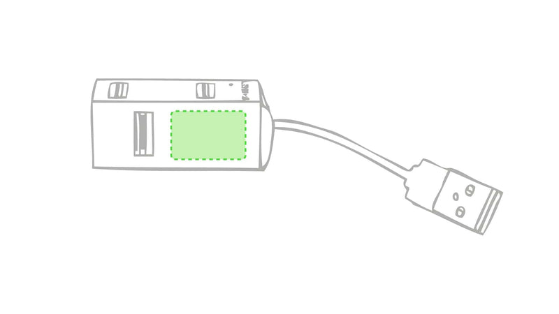 Porta USB Geby Colore: rosso, blu, bianco, nero €1.14 - 3385 ROJ