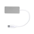 Porta USB Kalat color argento - personalizzabile con logo