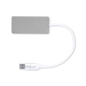Porta USB Kalat color argento - personalizzabile con logo