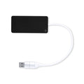 Porta USB Kalat nero - personalizzabile con logo
