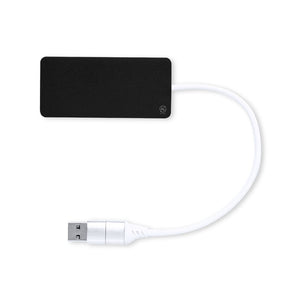 Porta USB Kalat nero - personalizzabile con logo