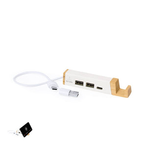 Porta USB Kartip bianco - personalizzabile con logo