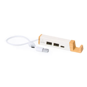 Porta USB Kartip bianco - personalizzabile con logo