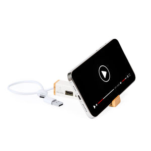 Porta USB Kartip bianco - personalizzabile con logo