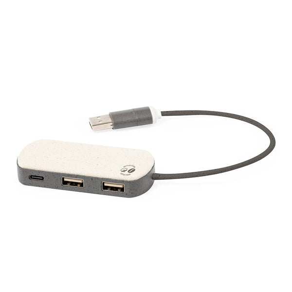 Porta USB Nylox marrone - personalizzabile con logo