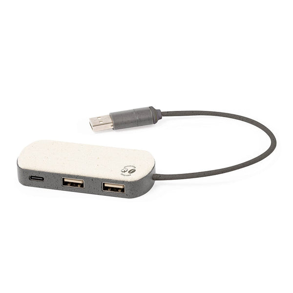 Porta USB Nylox marrone - personalizzabile con logo