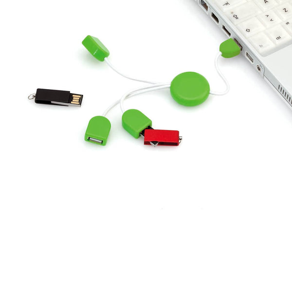Porta USB Pod rosso - personalizzabile con logo