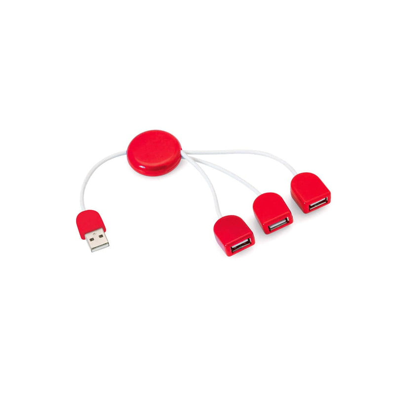Porta USB Pod rosso - personalizzabile con logo
