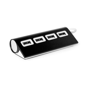 Porta USB Weeper nero - personalizzabile con logo