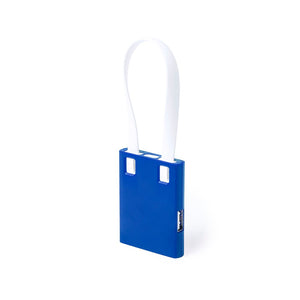 Porta USB Yurian blu - personalizzabile con logo