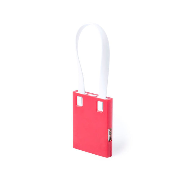 Porta USB Yurian rosso - personalizzabile con logo