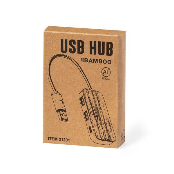 Porta USB Zurk color argento - personalizzabile con logo