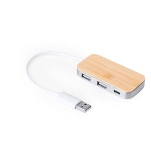 Porta USB Zurk color argento - personalizzabile con logo