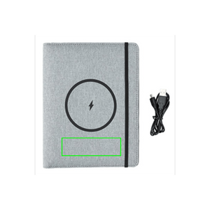 Portablocco A5 wireless 5W Air in rPET - personalizzabile con logo