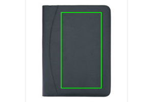 Portablocco tech  essenzial con cerniera nero - personalizzabile con logo