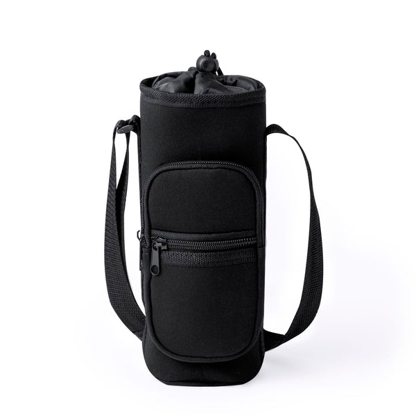 Portabottiglie Rafle nero - personalizzabile con logo