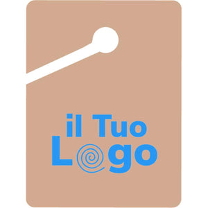 Portacandele di Natale verde - personalizzabile con logo