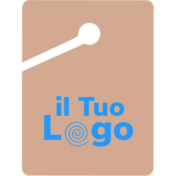Portacandele di Natale verde - personalizzabile con logo