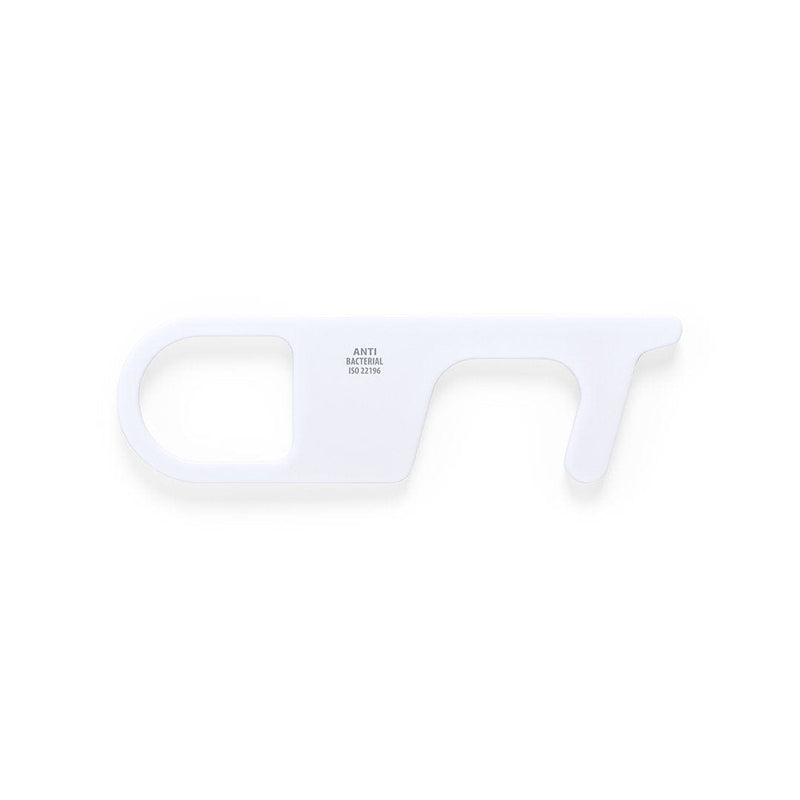 Portachiavi Antibatterico Riken bianco - personalizzabile con logo