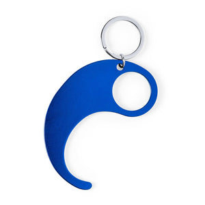 Portachiavi anticontatto Kozko blu - personalizzabile con logo