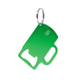 Portachiavi Apribottiglia Berman verde - personalizzabile con logo