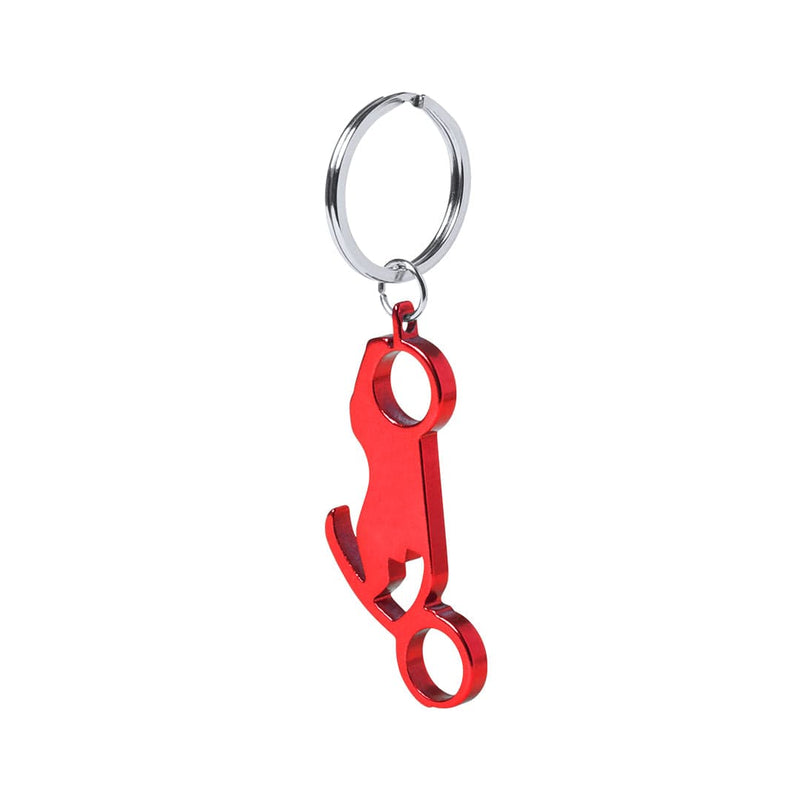 Portachiavi Apribottiglia Blicher rosso - personalizzabile con logo