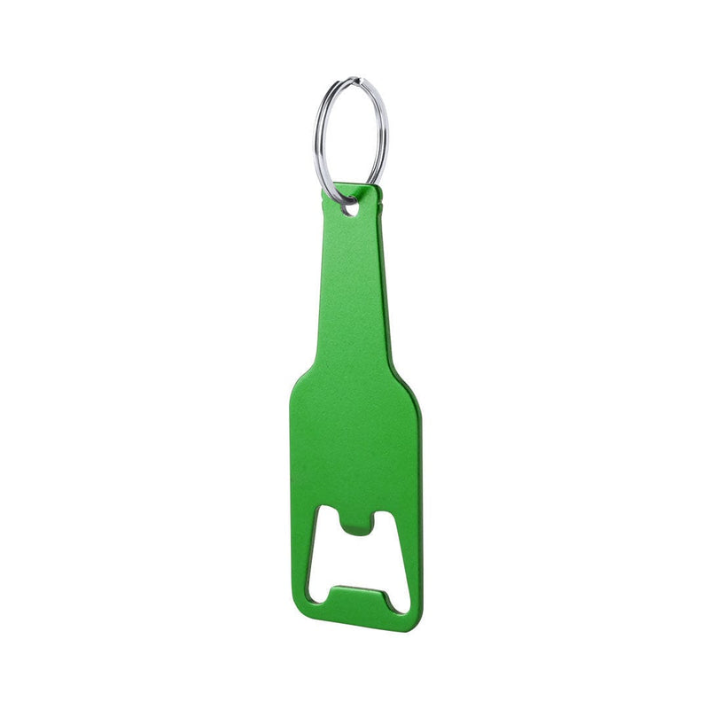 Portachiavi Apribottiglia Clevon verde - personalizzabile con logo